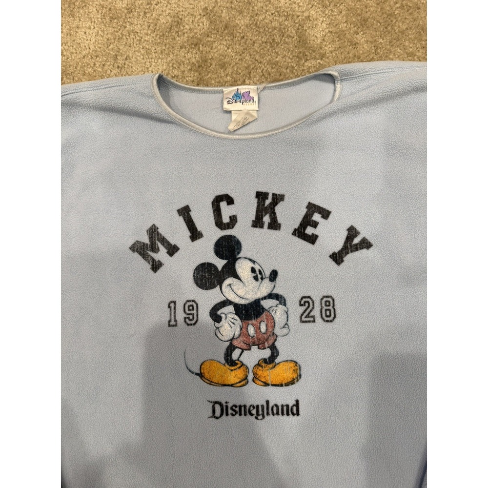 Vintage Mickey Mouse Disney Sweatshirt Sz XL 90s Crewneck Polyester Disneyland - Picture 5 of 9